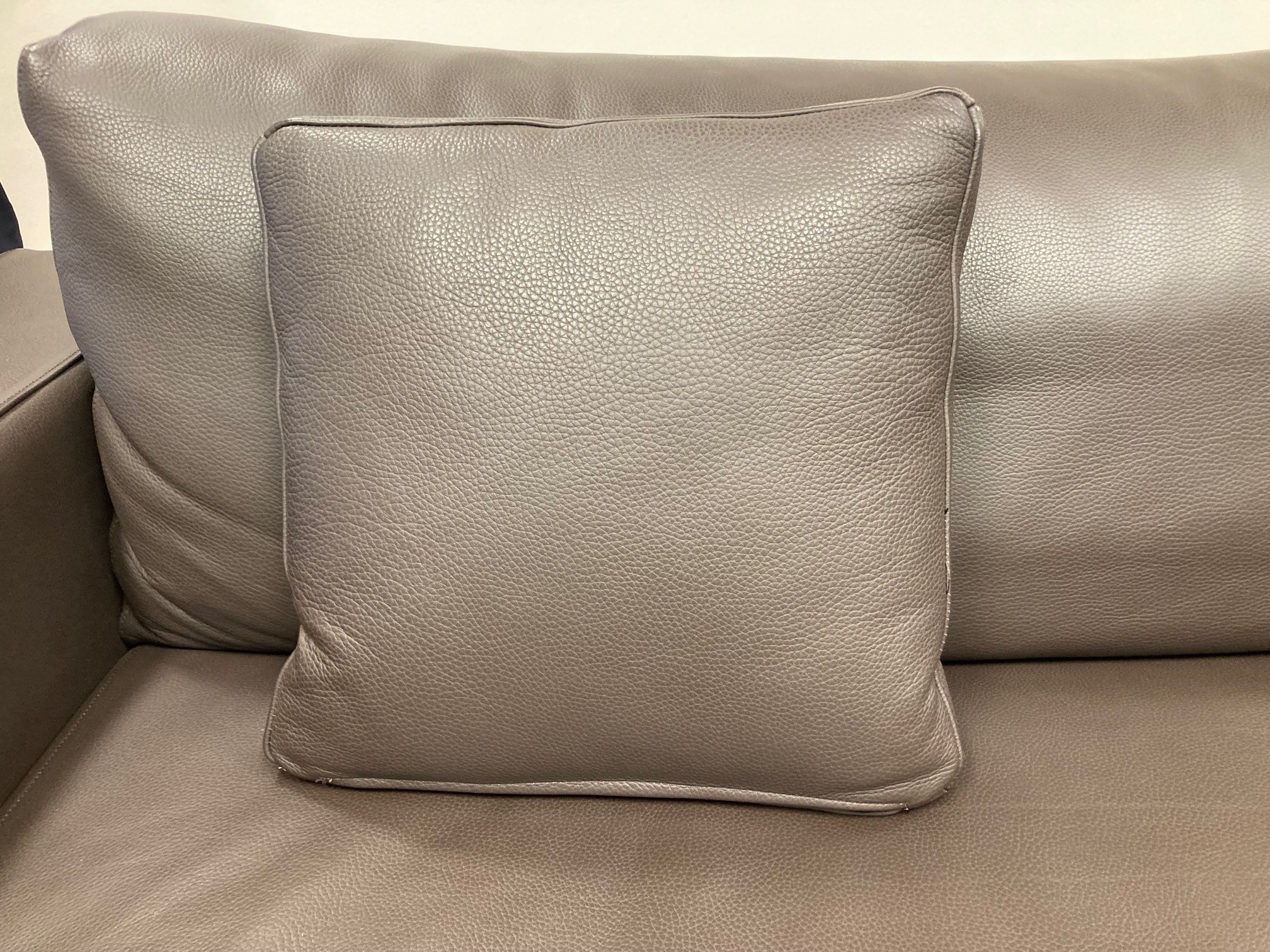 Halma Sofa Leder braun inkl. Couchtisch Who's Perfect COCOLI